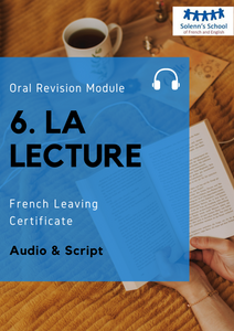 French LC Oral Revision Module 6: "Reading - Describe a book"